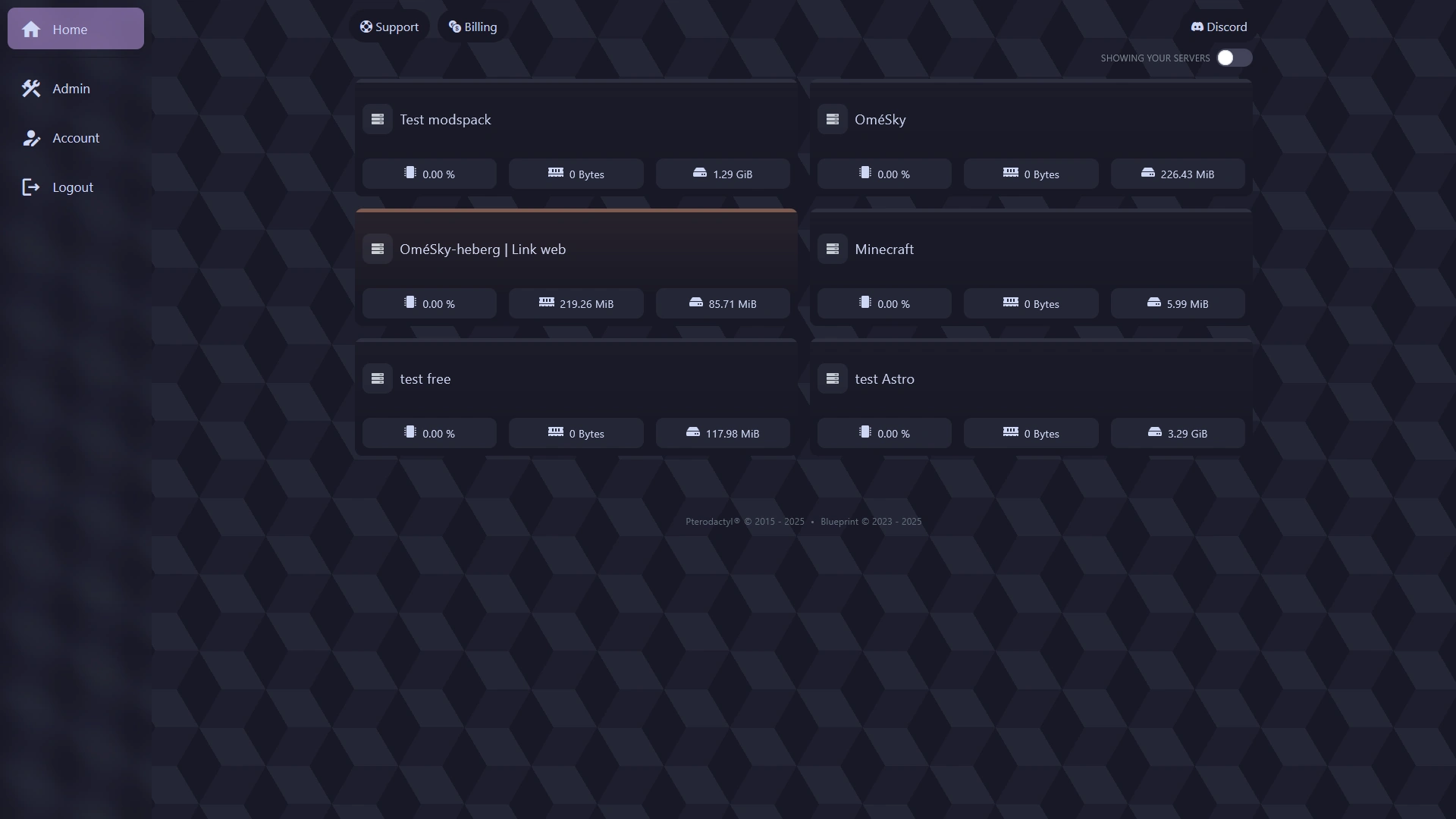 Control panel